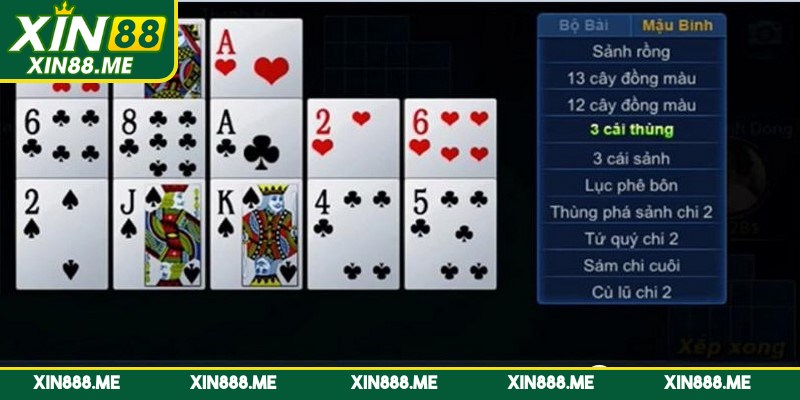 Mậu Binh là trò chơi hấp dẫn còn được biết đến với tên gọi Binh Xập Xám