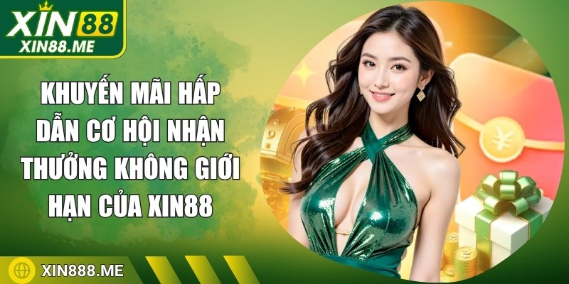 Khuyến mãi hấp dẫn cơ hội nhận thưởng không giới hạn của Xin88